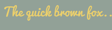 Image with Font Color EBCF6C and Background Color 92A197